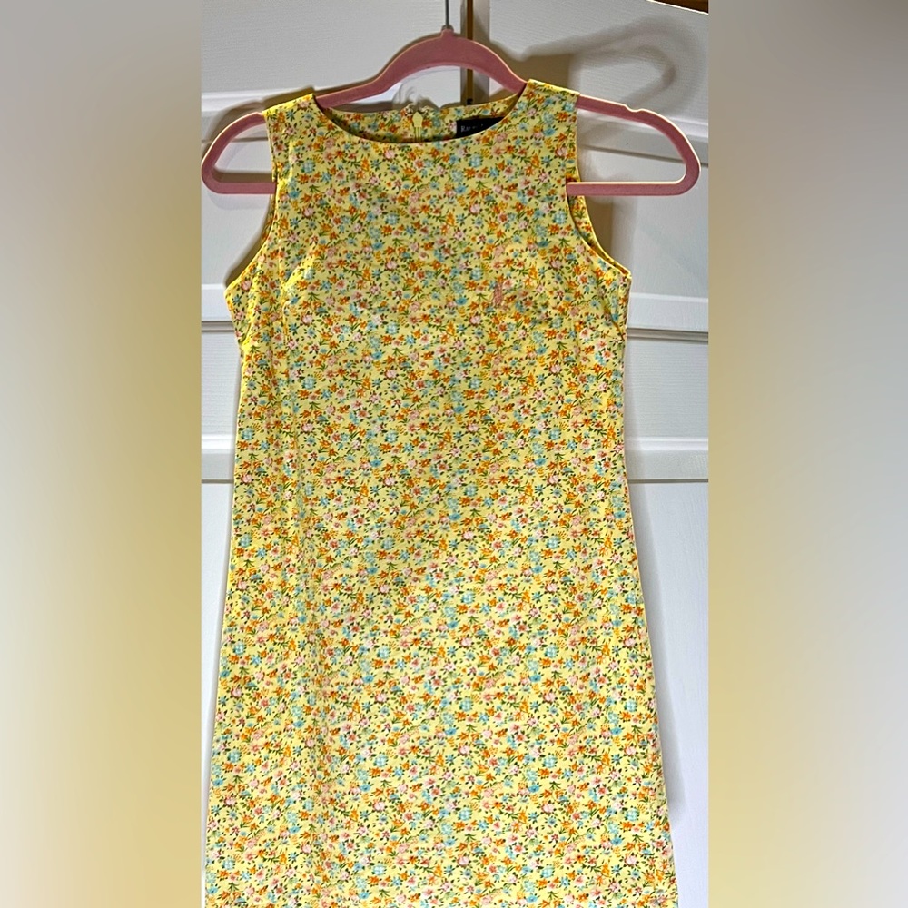 Ralph Lauren floral print dress in size 12 girls.